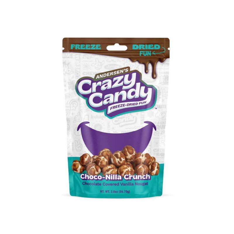 slide 1 of 5, Crazy Candy Freeze Dried Candy - Choco-Nilla Crunch - 2oz, 2 oz