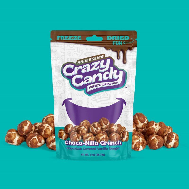 slide 3 of 5, Crazy Candy Freeze Dried Candy - Choco-Nilla Crunch - 2oz, 2 oz