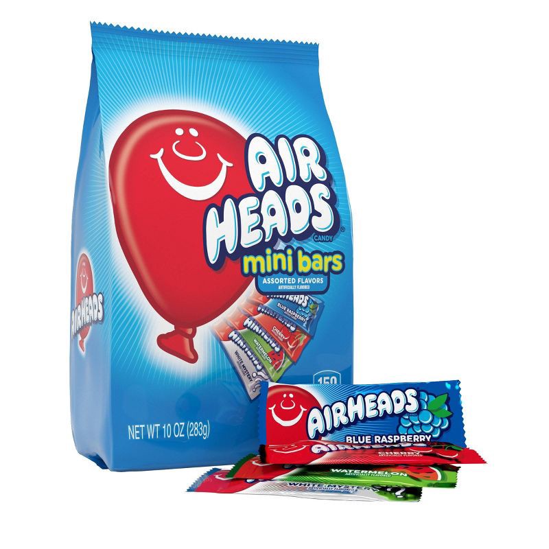 slide 3 of 8, Airheads Mini Bars Gusset Bags Chewy Candy - 10oz, 10 oz