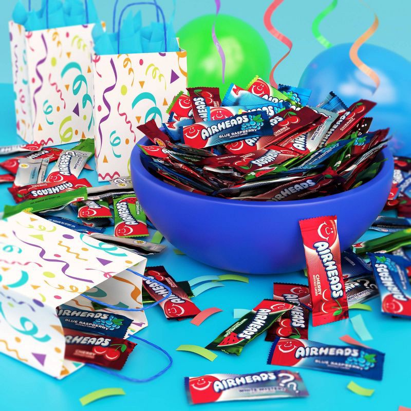 slide 8 of 8, Airheads Mini Bars Gusset Bags Chewy Candy - 10oz, 10 oz