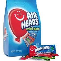 Airheads Mini Bars Gusset Bags Chewy Candy - 10oz