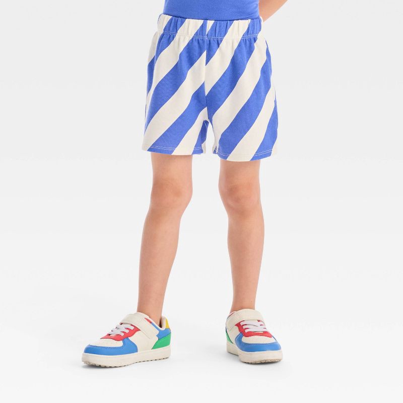 slide 4 of 4, Grayson Mini Toddler Boys' 2pc Americana USA Short Sleeve T-Shirt and Shorts Set - Blue 2T, 2 ct