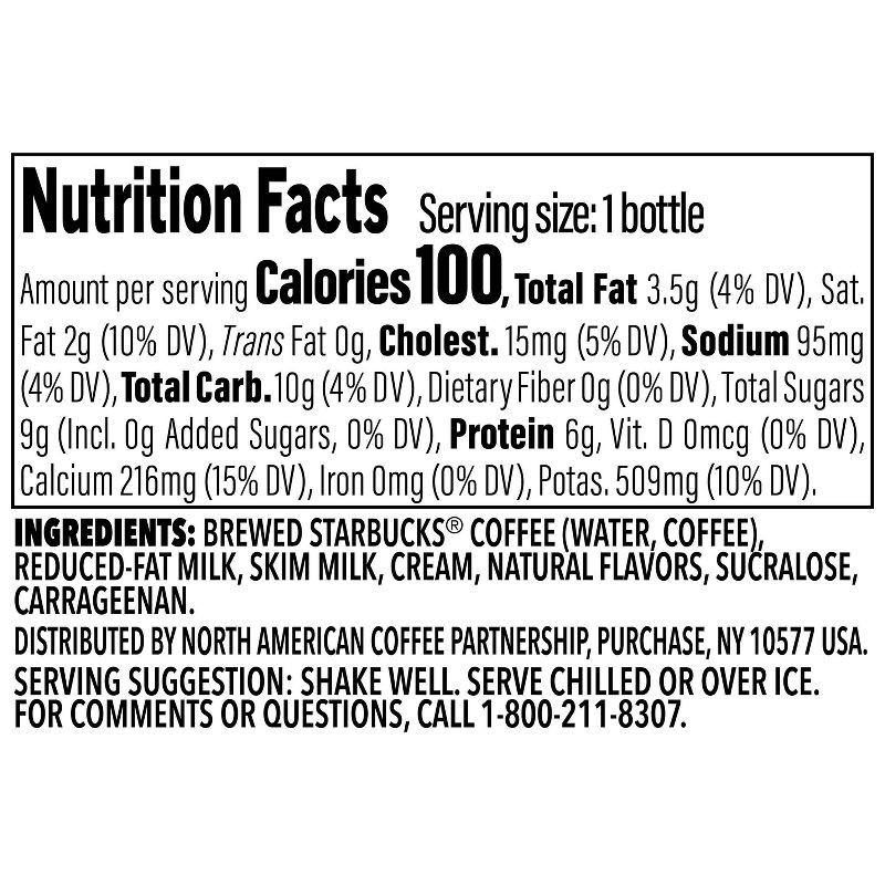 slide 4 of 4, Starbucks RTD Starbucks Frappuccino Lite Creamy Vanilla Gelato Chilled Coffee Drink - 9.5 fl oz Glass Bottle, 9.5 fl oz