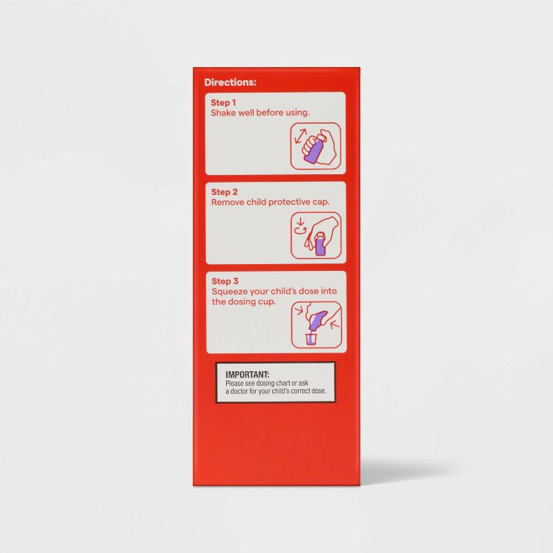 slide 6 of 6, Children's General Pain Relievers Acetomenophin and Ibuprofen - Combo Pack - 8 fl oz - up&up™, 8 fl oz