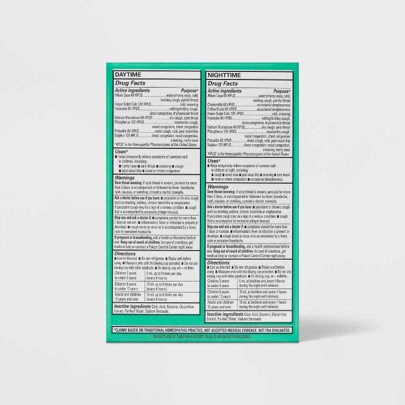 slide 3 of 6, Children's Cough and Cold Combo Pack Liquid - Day and Night - 8 fl oz - up&up™, 8 fl oz