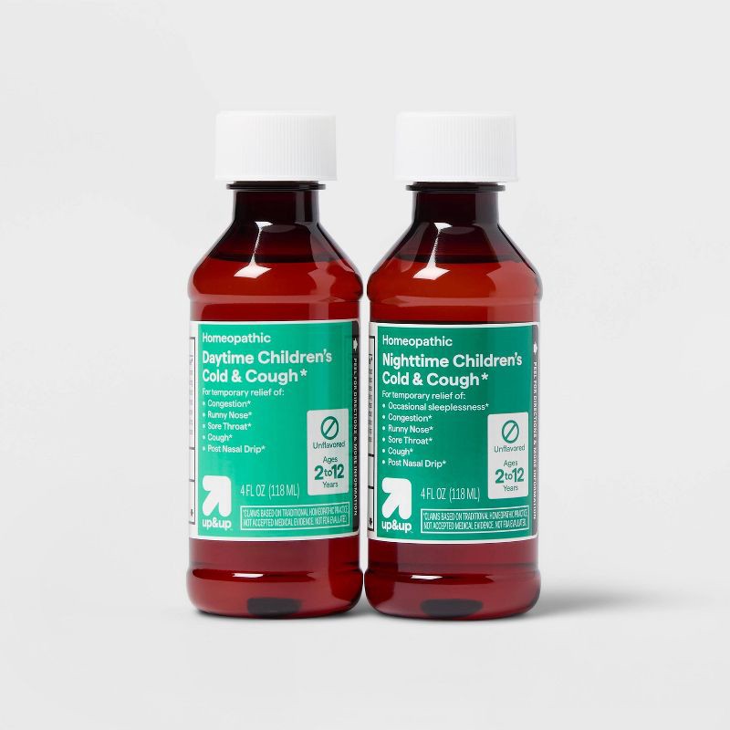 slide 4 of 6, Children's Cough and Cold Combo Pack Liquid - Day and Night - 8 fl oz - up&up™, 8 fl oz