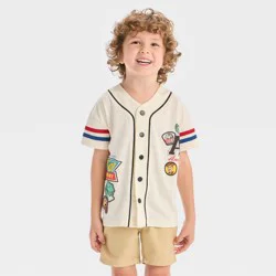 Toddler Boys' Disney Toy Story Jersey - Ivory 3T