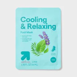 Cooling & Relaxing Foot Mask - 1 Pair - up&up™