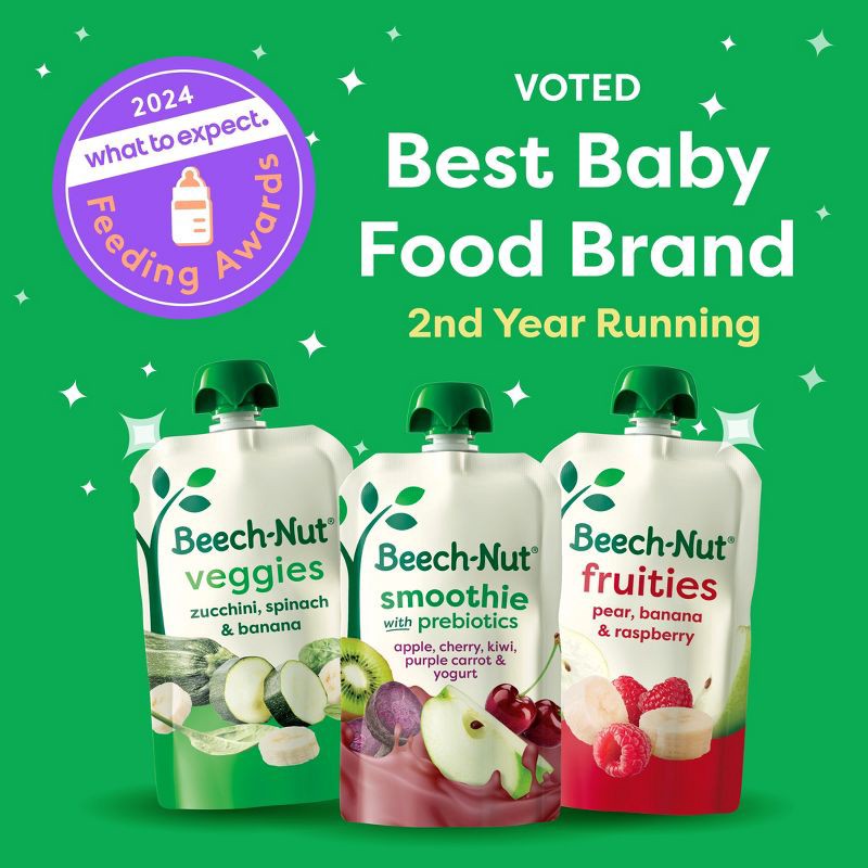 slide 7 of 8, Beech-Nut Veggie Baby Food Pouch Variety Pack - 31.5oz/9ct, 31.5 oz, 9 ct