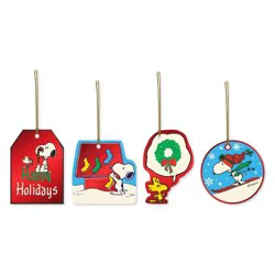 American Greetings 16ct Christmas Gift Tags Peanuts Die Cut