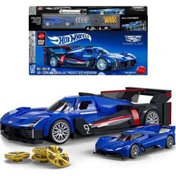Mattel Brick Shop Hot Wheels Cadillac Project GTP Hypercar Building Toy Kit for Collectors - 236pc