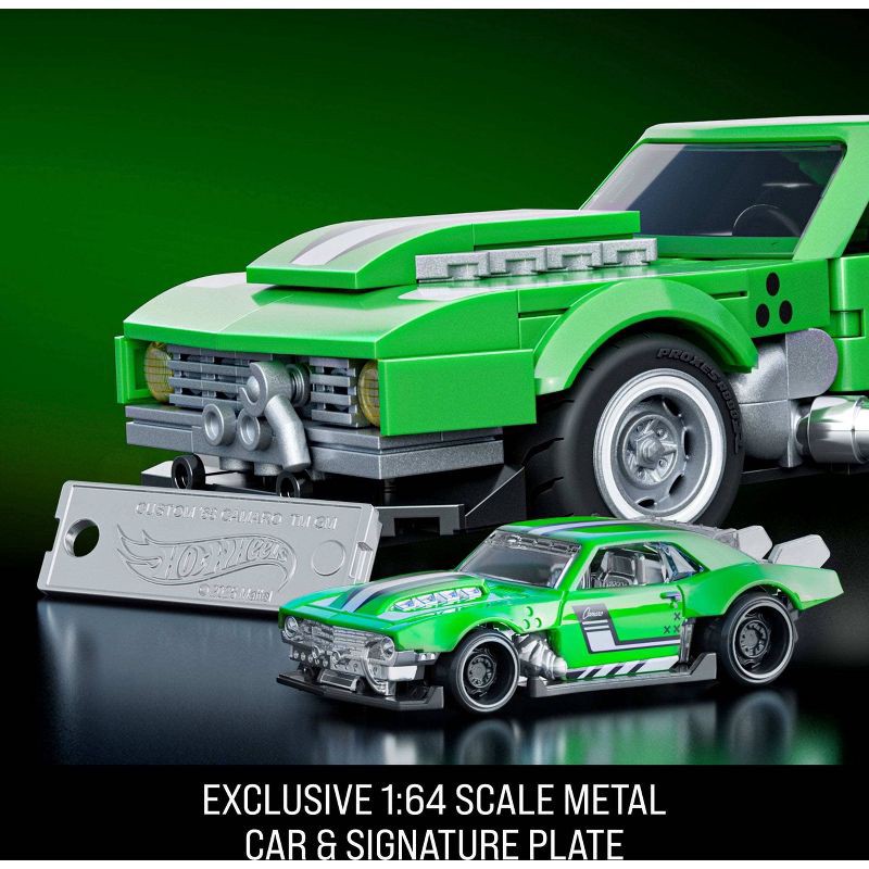slide 5 of 6, Mattel Brick Shop Hot Wheels Custom 68 Camaro Building Toy Kit for Collectors - 289pc, 289 ct