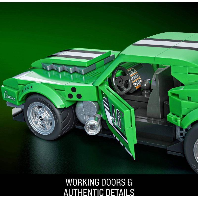 slide 6 of 6, Mattel Brick Shop Hot Wheels Custom 68 Camaro Building Toy Kit for Collectors - 289pc, 289 ct