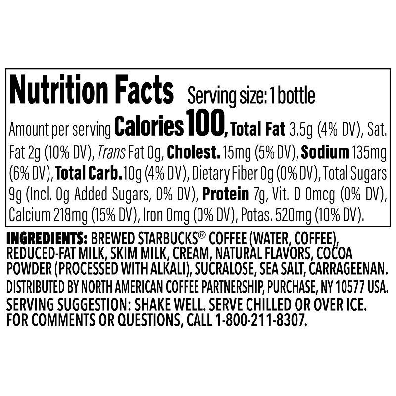 slide 4 of 4, Starbucks RTD Starbucks Frappuccino Lite Double Chocolate Gelato Chilled Coffee Drink - 9.5 fl oz Glass Bottle, 9.5 fl oz