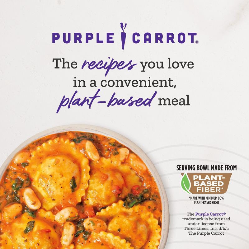 slide 5 of 7, Purple Carrot Frozen Vegan Plant Based Portobello Mushroom Ravioli - 10.75oz, 10.75 oz