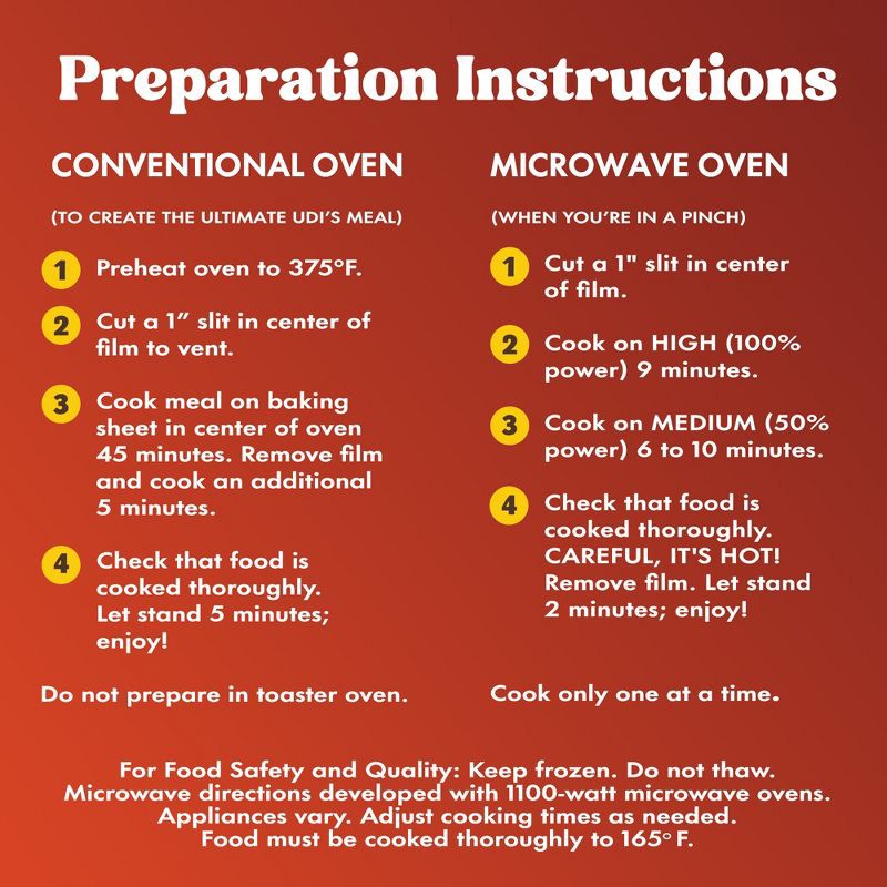 slide 6 of 7, Udi's Gluten Free Frozen Chicken Enchiladas - 28oz, 28 oz