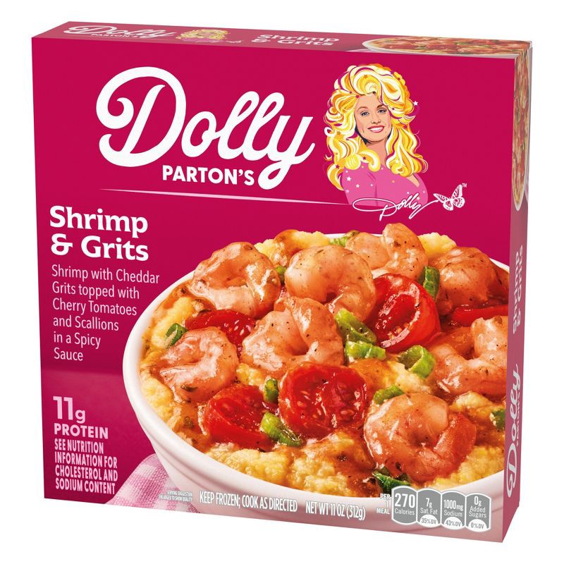 slide 2 of 6, Dolly Parton's Frozen Shrimp & Grits Meal - 11oz, 11 oz