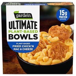 Gardein Ultimate Frozen Vegan Fried Chick'n Mac & Cheeze Bowl - 9oz