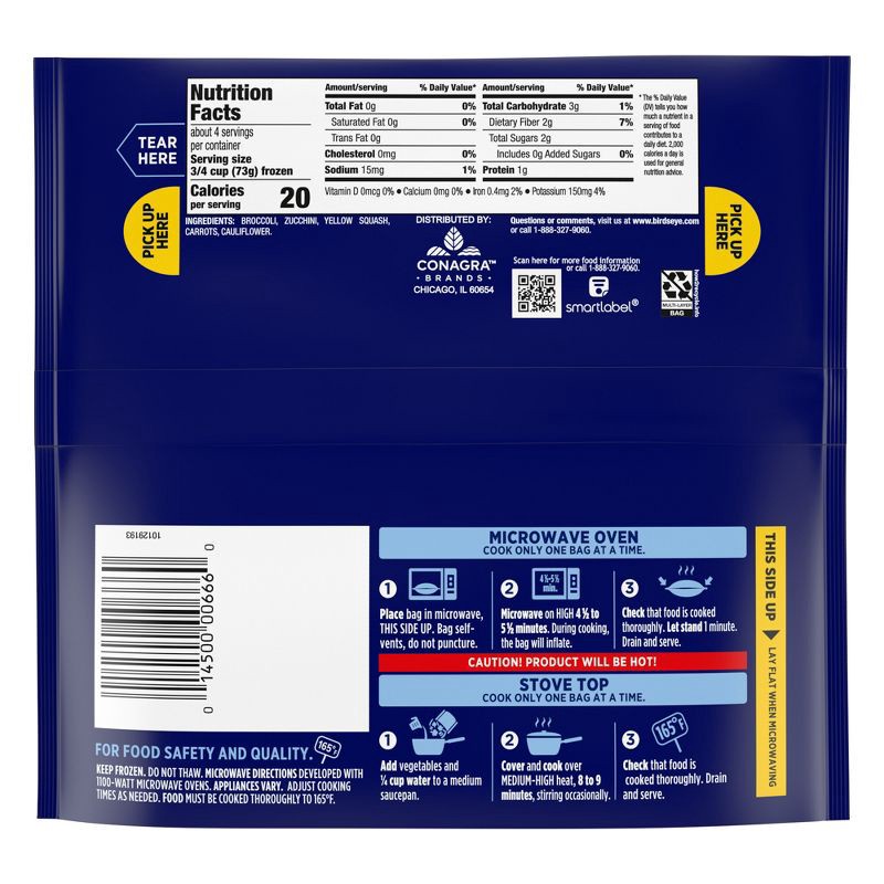 slide 7 of 7, Birds Eye Steamfresh Frozen Normandy Blend - 10.8oz, 10.8 oz