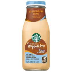 Starbucks RTD Starbucks Frappuccino Lite Sea Salt Caramel Gelato Chilled Coffee Drink - 9.5 fl oz Glass Bottle