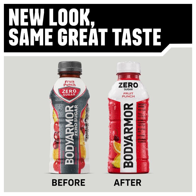 slide 6 of 8, BODYARMOR ZERO Cherry Berry Lemonade - 8pk/12 fl oz Bottles, 8 ct; 12 fl oz