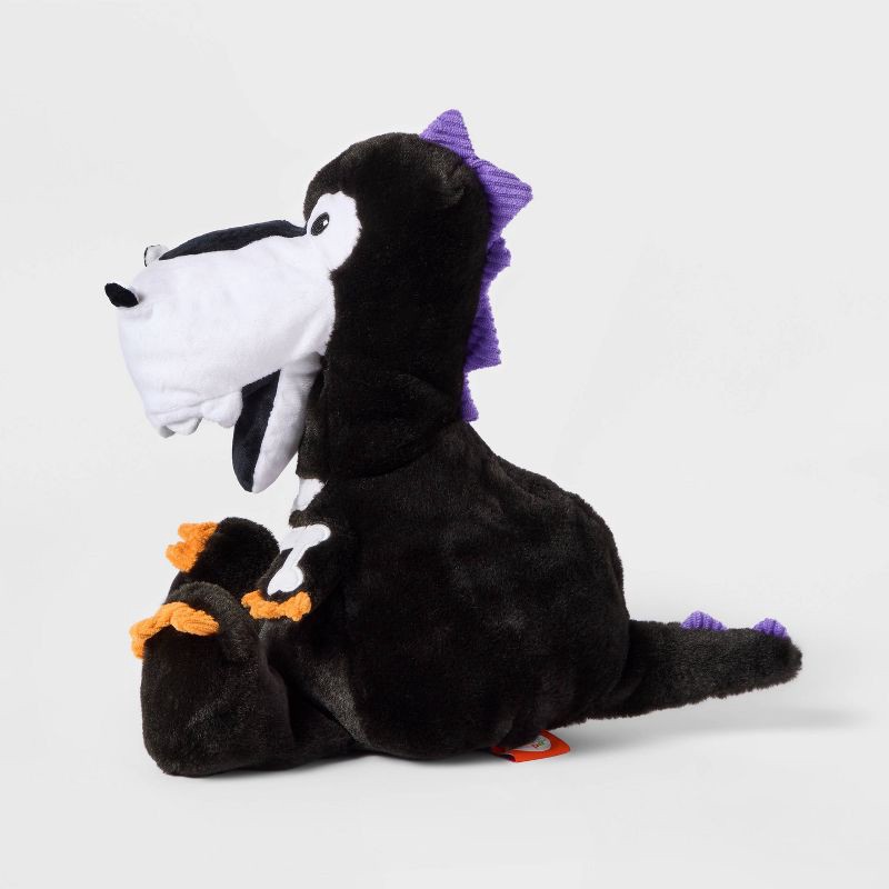 slide 3 of 4, 12.5" Glow in the Dark T-Rex Stuffed Animal - Gigglescape™: Polyester Character Plush Toy, 1 ct