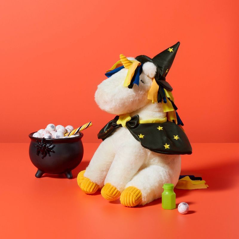 slide 3 of 3, 13" Unicorn Witch Stuffed Animal - Gigglescape™, 1 ct