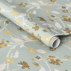 Floral Light Sage Green Peel and Stick Wallpaper - Threshold™