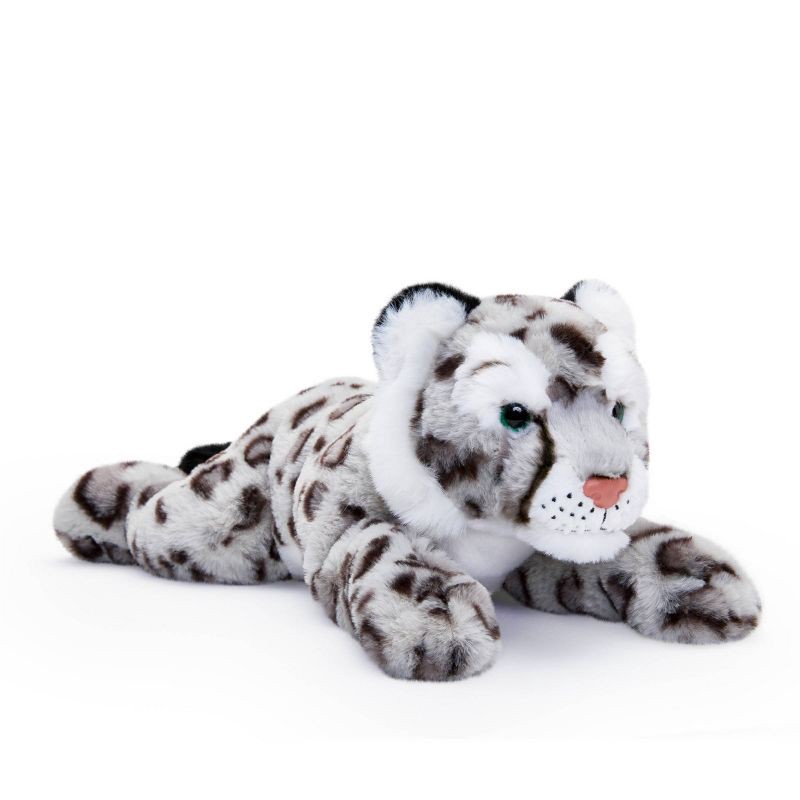 slide 1 of 7, FAO Schwarz 15” Adopt-A-Pets Snow Leopard Plush, 1 ct