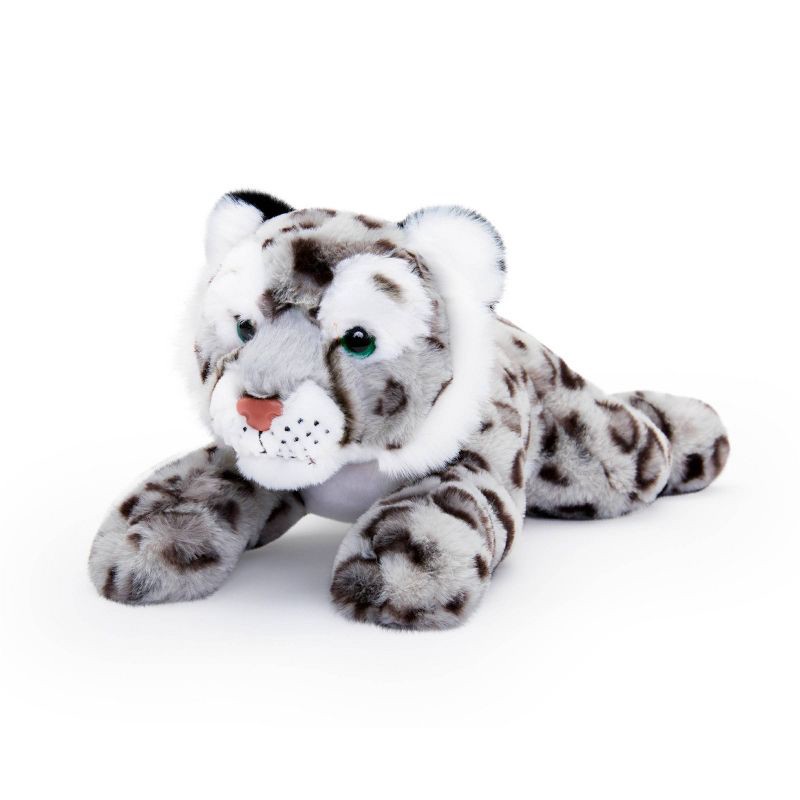 slide 5 of 7, FAO Schwarz 15” Adopt-A-Pets Snow Leopard Plush, 1 ct