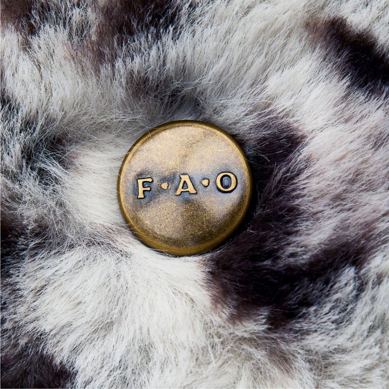 slide 7 of 7, FAO Schwarz 15” Adopt-A-Pets Snow Leopard Plush, 1 ct