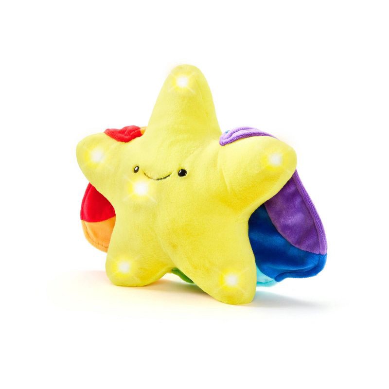 slide 3 of 6, FAO Schwarz 9” Glow Brights Space Star Plush, 1 ct