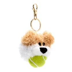 FAO Schwarz Cliqs Plush Puppy Keychain