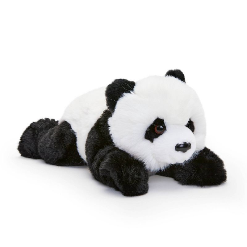 slide 1 of 7, FAO Schwarz 15” Adopt-A-Pets Plush Panda, 1 ct