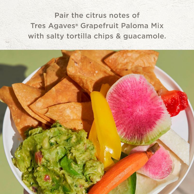 slide 3 of 6, Tres Agaves Organic Grapefruit Paloma Margarita Mix - 1.0L Bottle, 1.0 liter