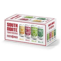 SouthNorte Tequila Variety Cocktail Fiesta - 8pk/355ml Cans