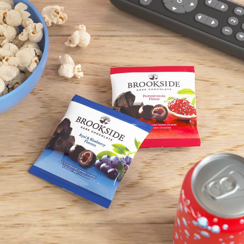 slide 3 of 7, Brookside Assorted Fruit Flavored Dark Chocolate Snacking Chocolate Candy - 14oz/20ct, 20 ct; 14 oz