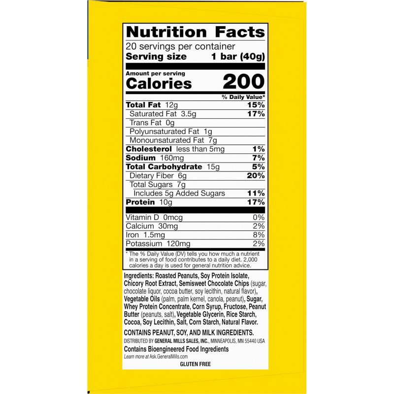 slide 2 of 7, Nature Valley Chewy Snack Bars Peanut Butter Dark Chocolate - 28.4oz/20ct, 28.4 oz, 20 ct