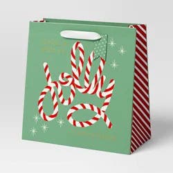 6ct Tissue and Holly Jolly Candy Cane Christmas Gift Bag Bundle - Wondershop™