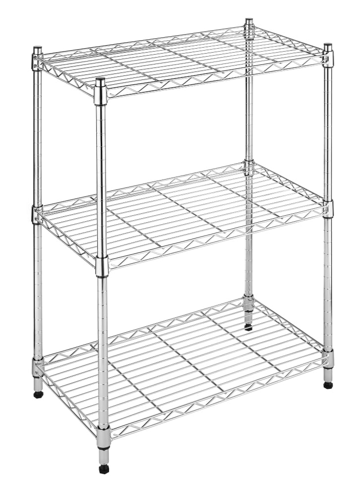 slide 1 of 1, Whitmor Supreme Small 3-Tier Wire Shelving - Chrome, 1 ct