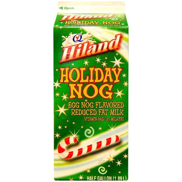 slide 1 of 1, Hiland Dairy Holiday Nog, 1/2 gal