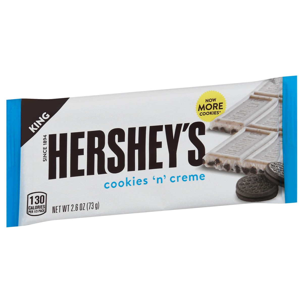 slide 2 of 11, Hershey's Cookies 'n' Creme King Size, Candy Bar, 2.6 oz, 2.6 oz