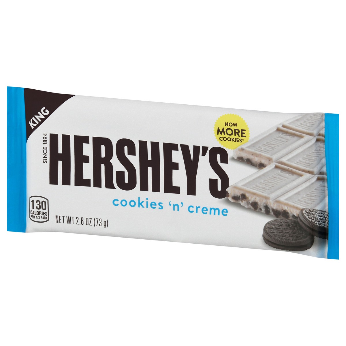 slide 7 of 11, Hershey's Cookies 'n' Creme King Size, Candy Bar, 2.6 oz, 2.6 oz