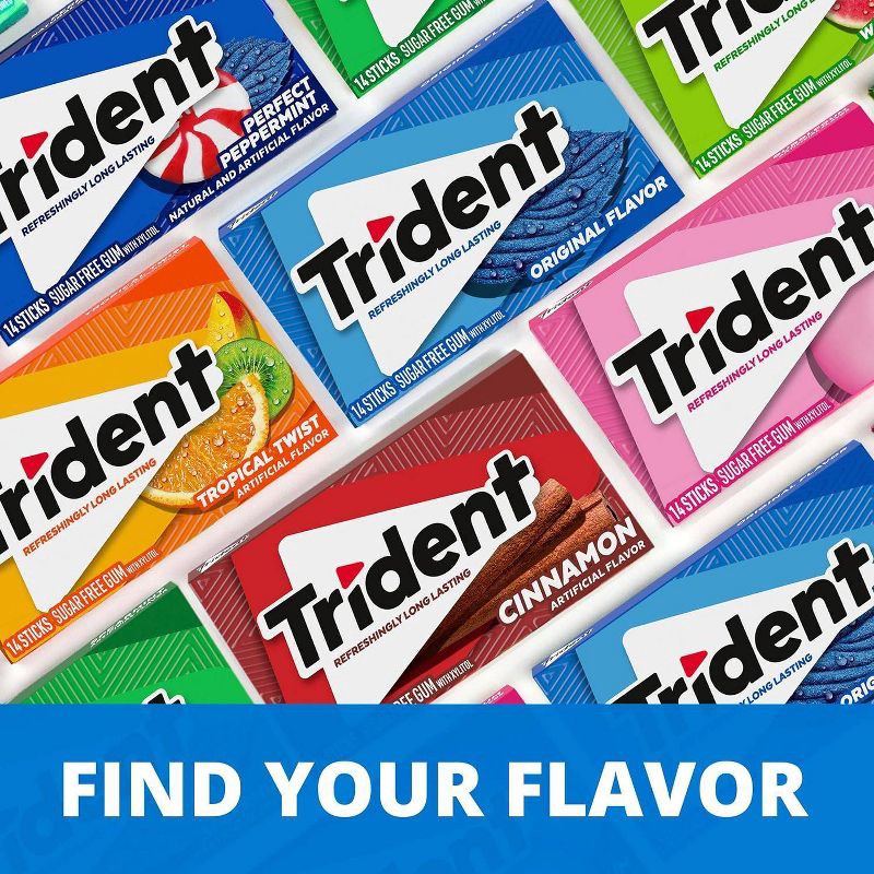 slide 11 of 11, Trident Original Chewing Gums - 2.816oz/3pk, 2.816 oz, 3 ct