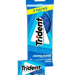Trident Original Chewing Gums - 2.816oz/3pk