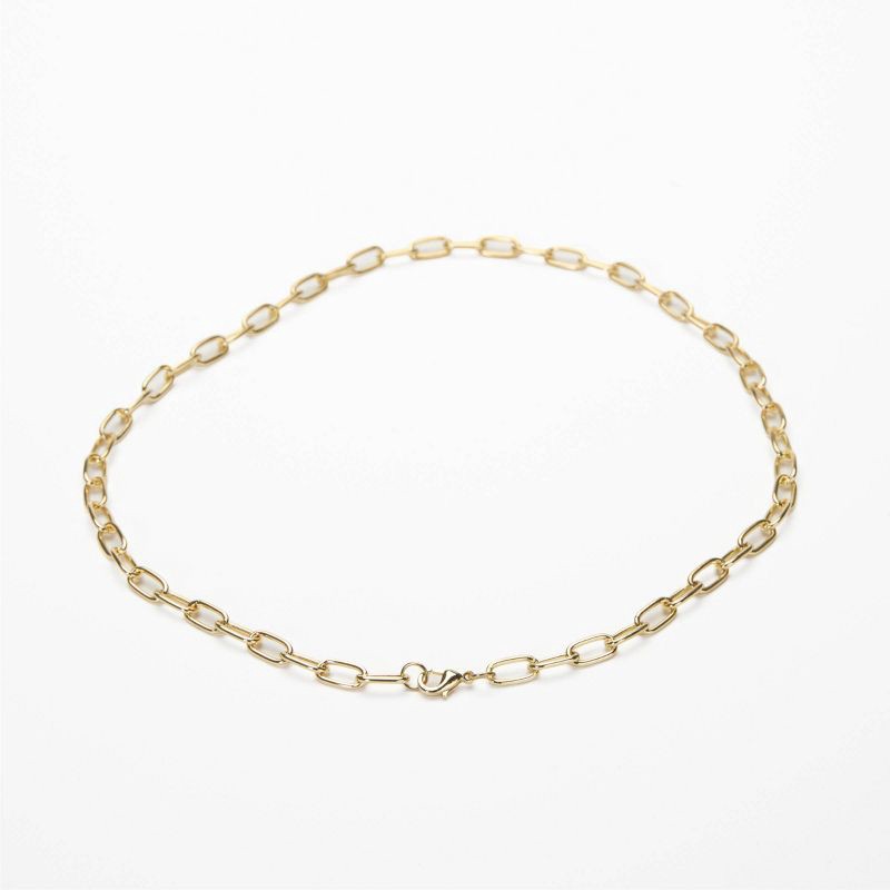 slide 1 of 5, FAO Schwarz Charm Squad Gold Necklace, 1 ct