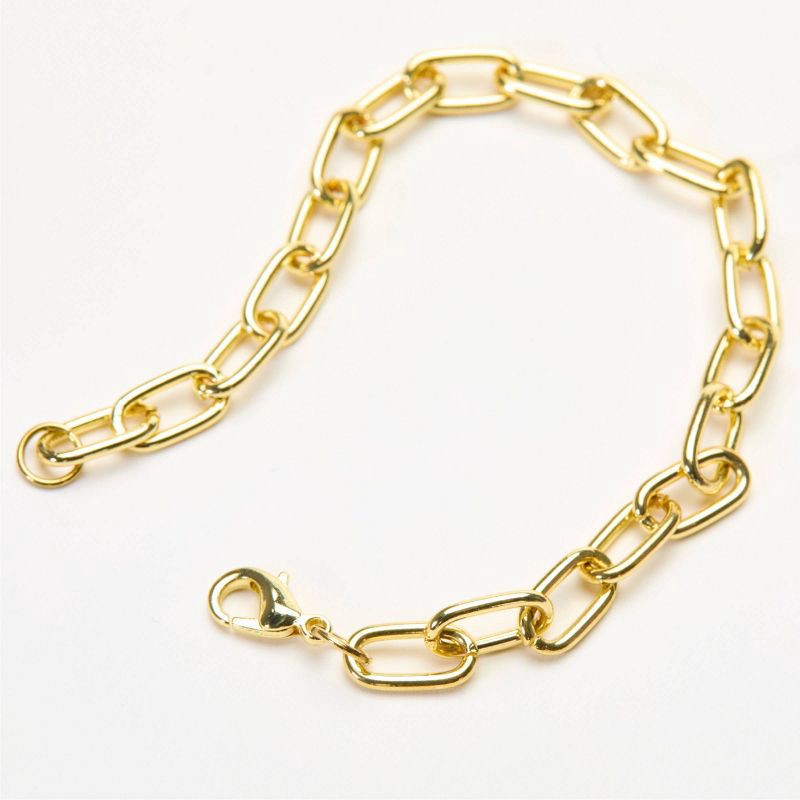 slide 3 of 5, FAO Schwarz Charm Squad Gold Bracelet, 1 ct