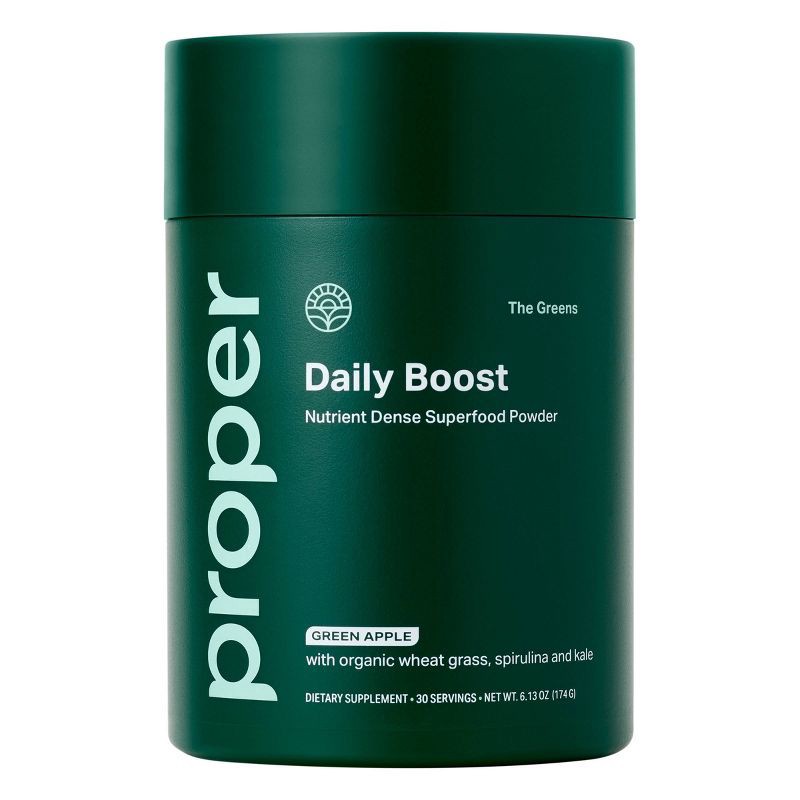 slide 1 of 6, Proper The Greens Daily Boost Dietary Supplement Powder - 6.13oz, 6.13 oz