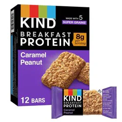 KIND Caramel Peanut Breakfast Nutrition Bars - 10.58oz/6ct