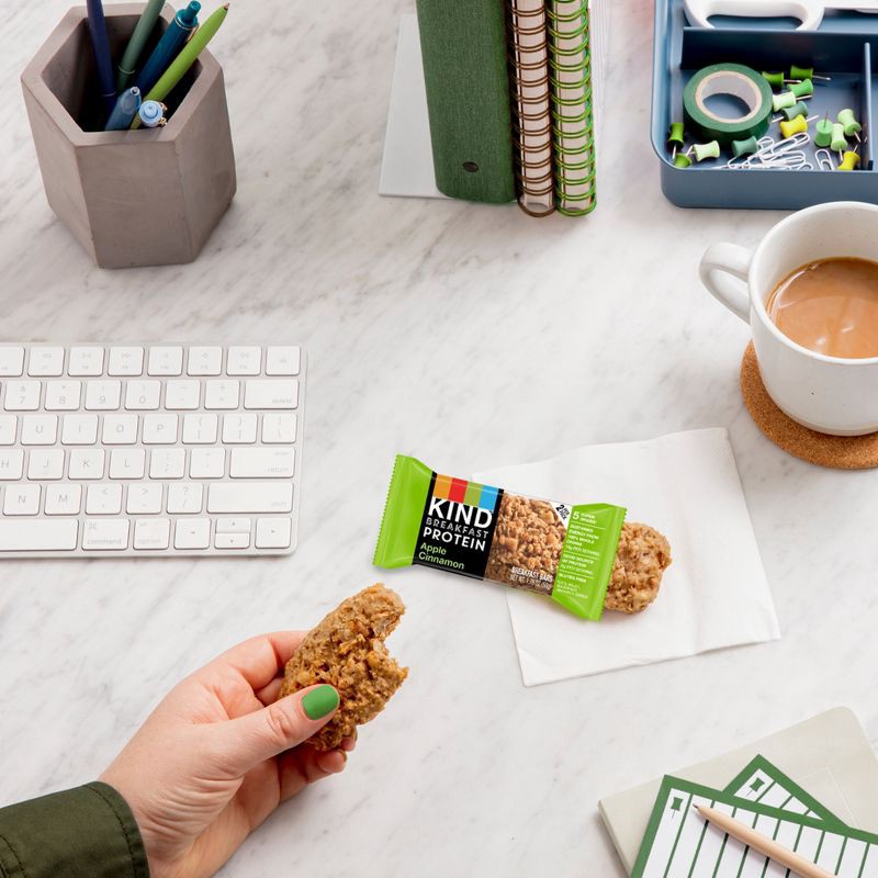 slide 4 of 7, KIND Apple Cinnamon Breakfast Nutrition Bars - 10.58oz/6ct, 10.58 oz, 6 ct